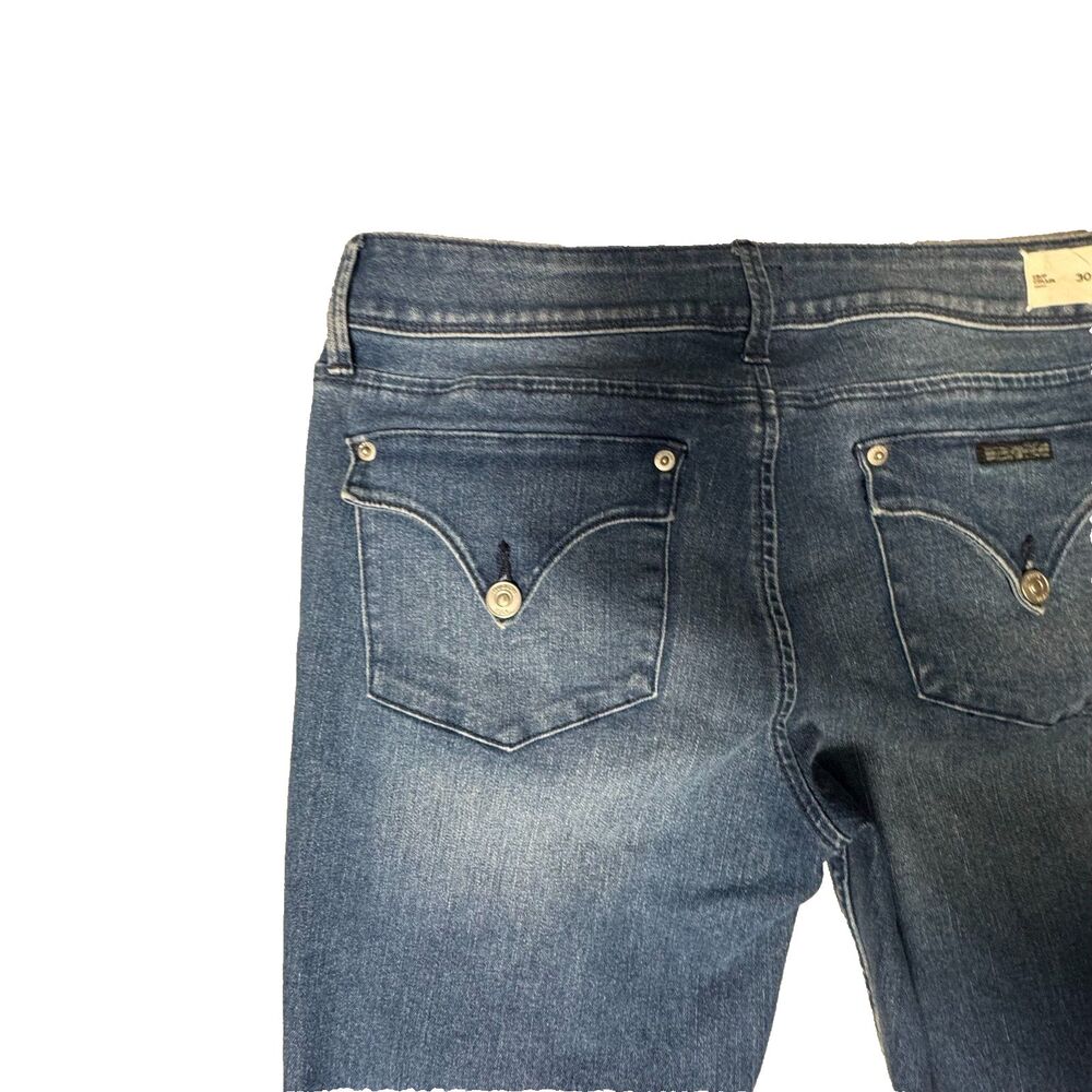 Hudson Womens Jeans Size 30 Stretch Straight Leg Cropped Medium Wash Denim - Picture 4 of 13